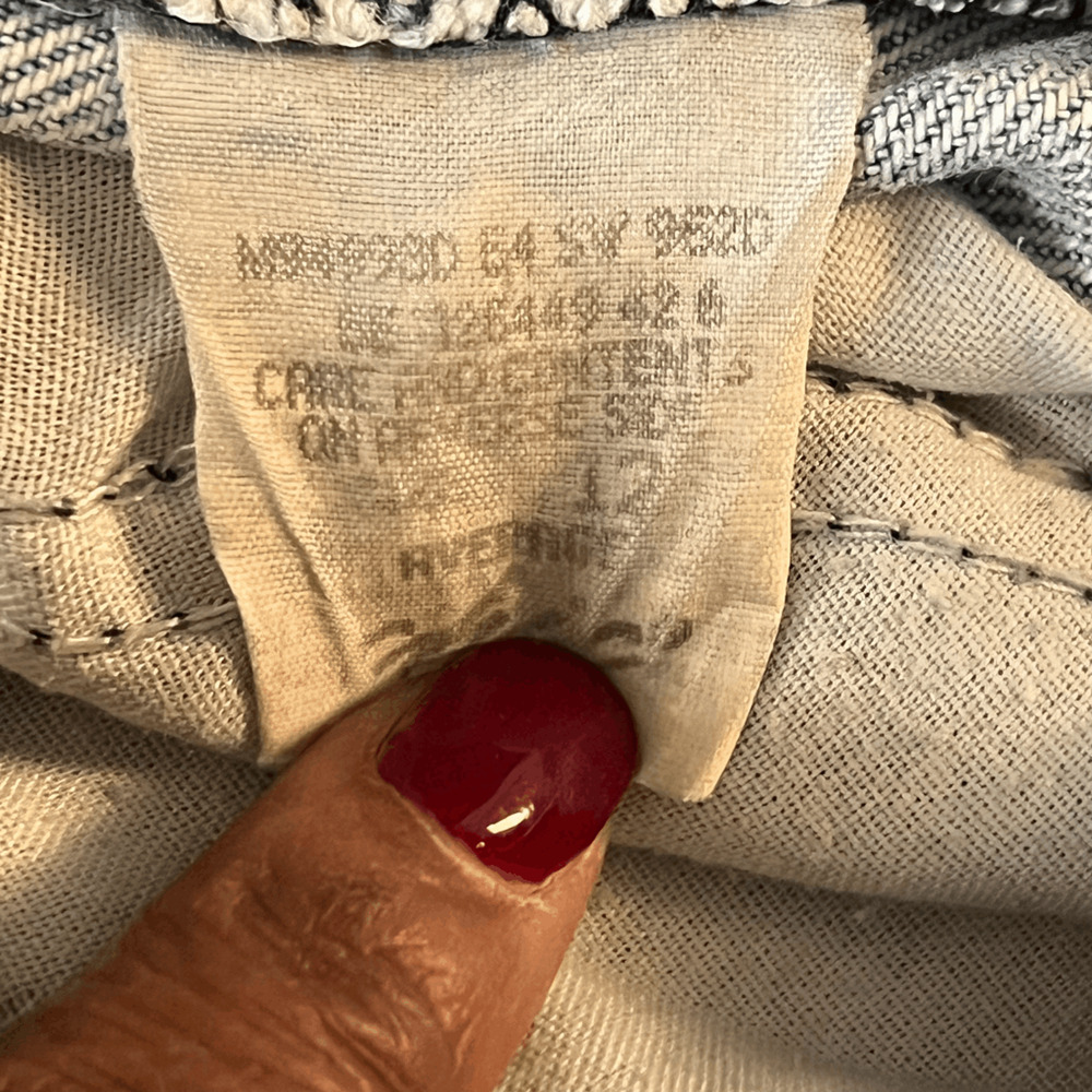 Chic Vintage Jeans Blue Light Wash 5 Pocket Style Size 12 Fit Like Modern Size 8 - Picture 9 of 10